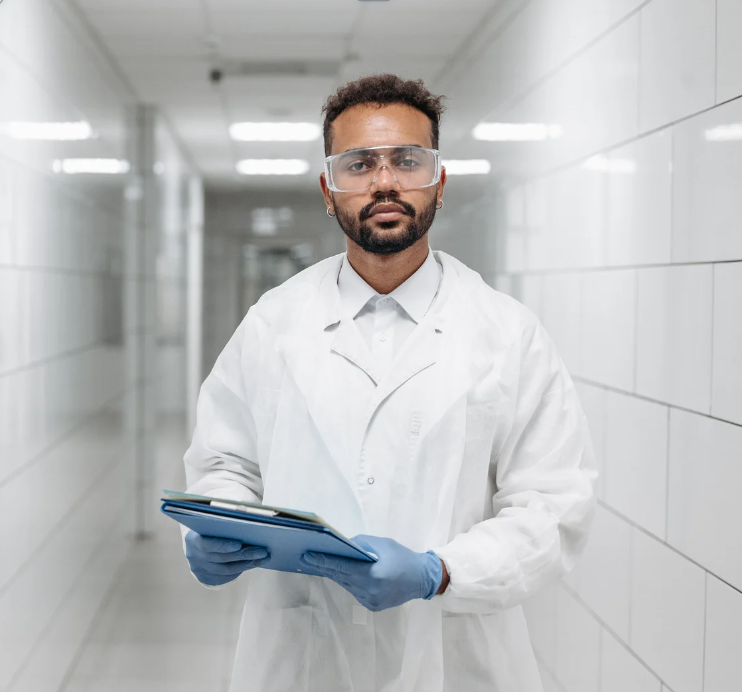 Multiomics, genomics, lab scientist