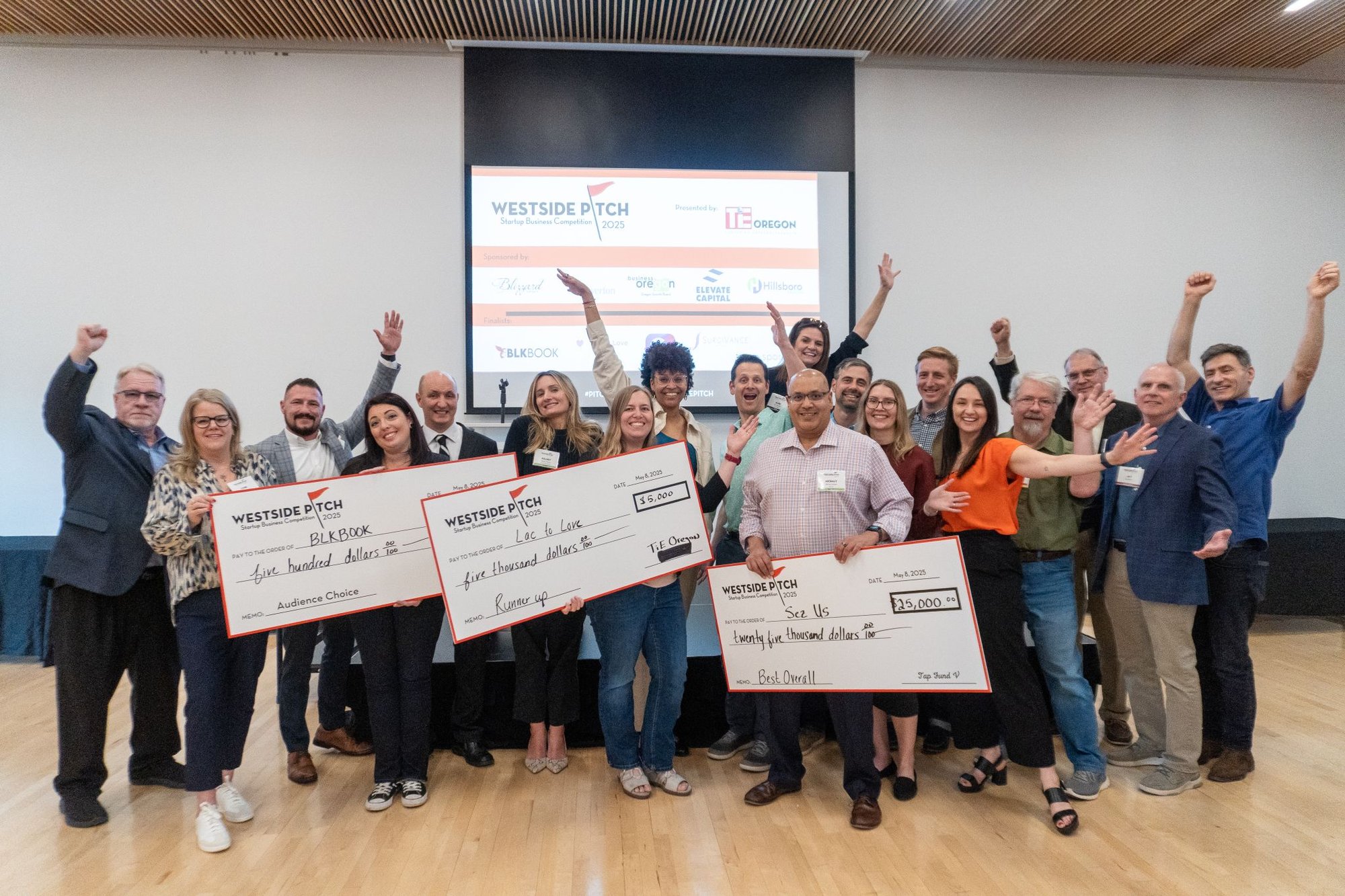 Westside pitch group photo